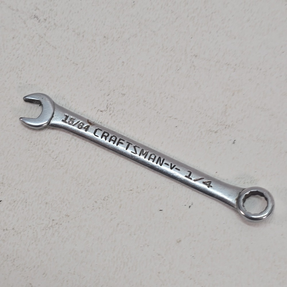 Craftsman 15/64" x 1/4" 12 Point Combination Midget Ignition Wrench -V- Series v